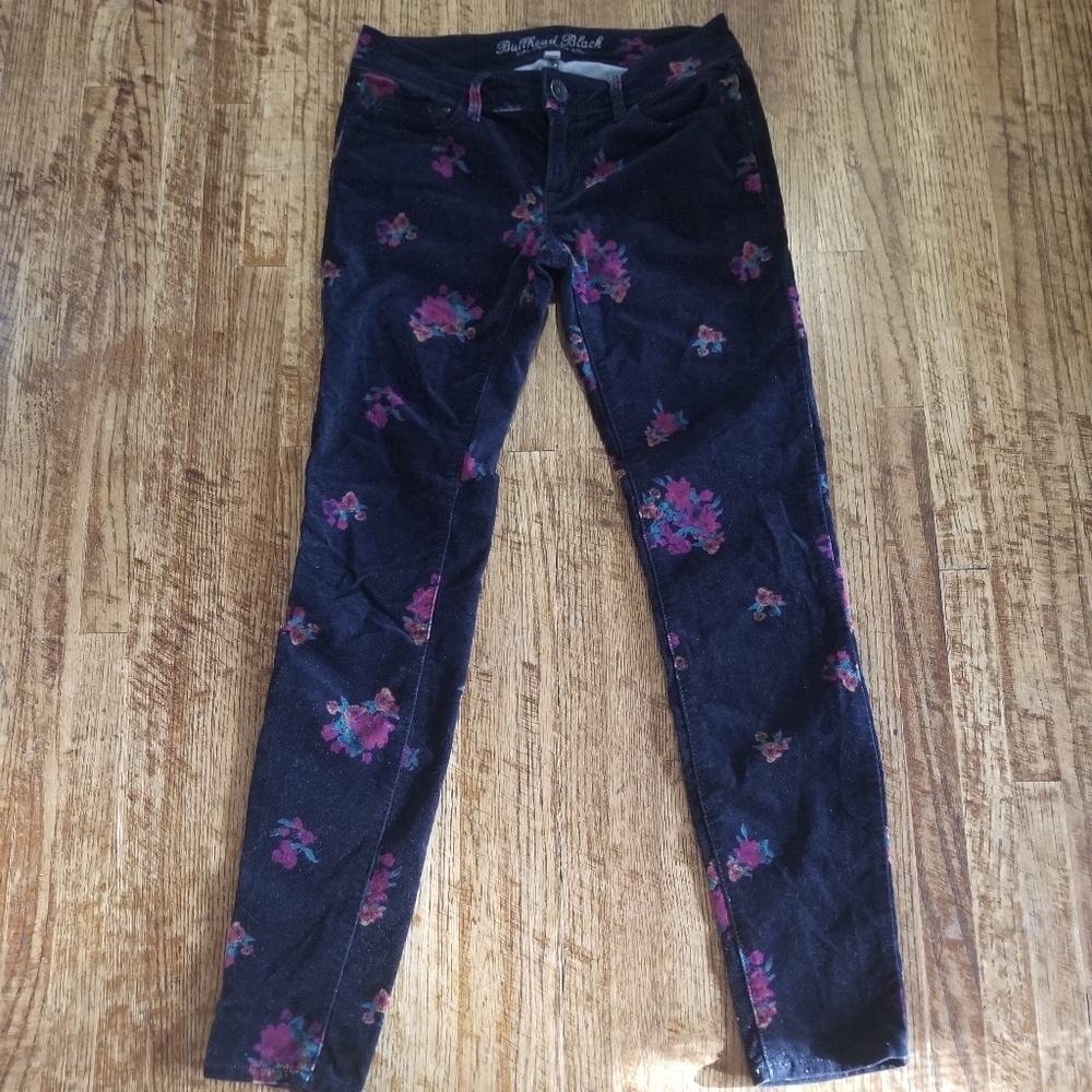Bullhead Black Velvet Pants